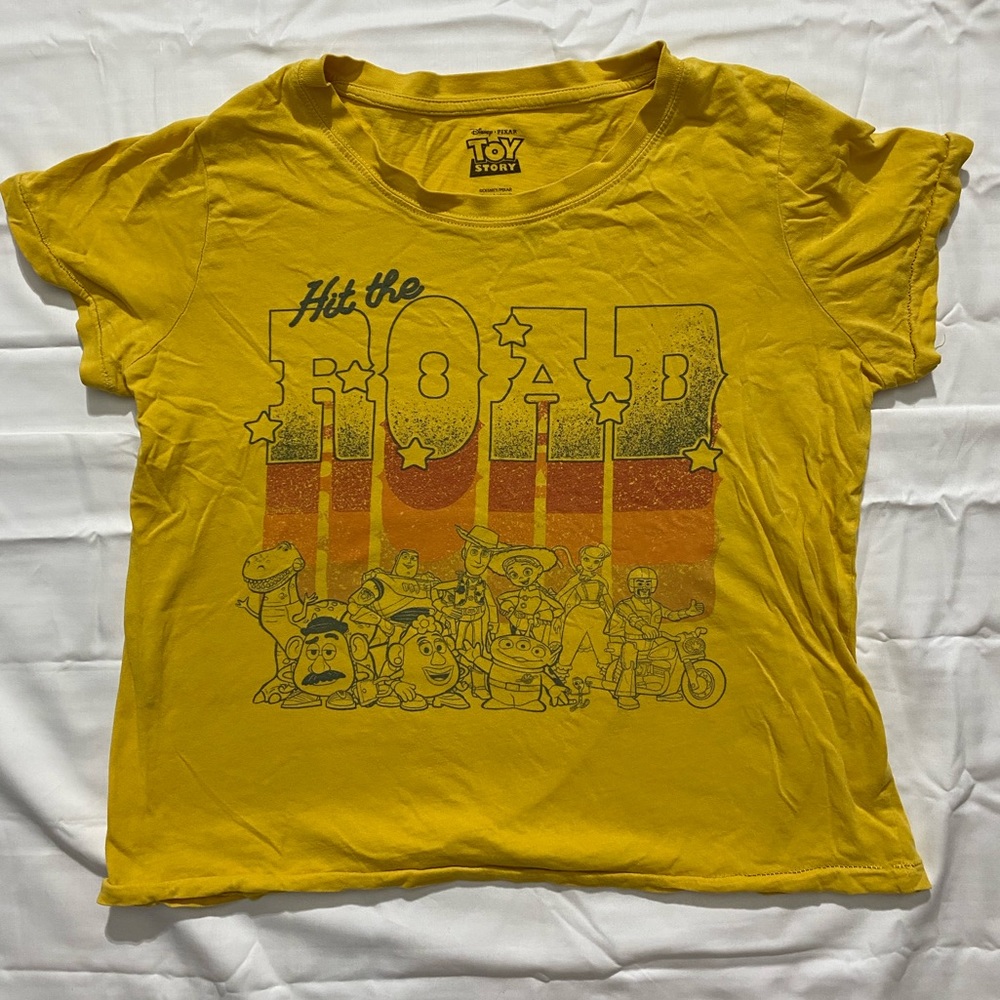 Disney Pixar’s TOY STORY Yellow Crop Top
